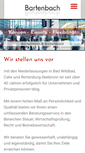 Mobile Screenshot of bb-bartenbach.de